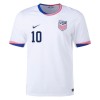 Camiseta de fútbol Estados Unidos Pulisic 10 Primera Equipación 2024 - Hombre